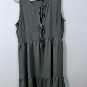 Joie Sage Green Top with Front Tie